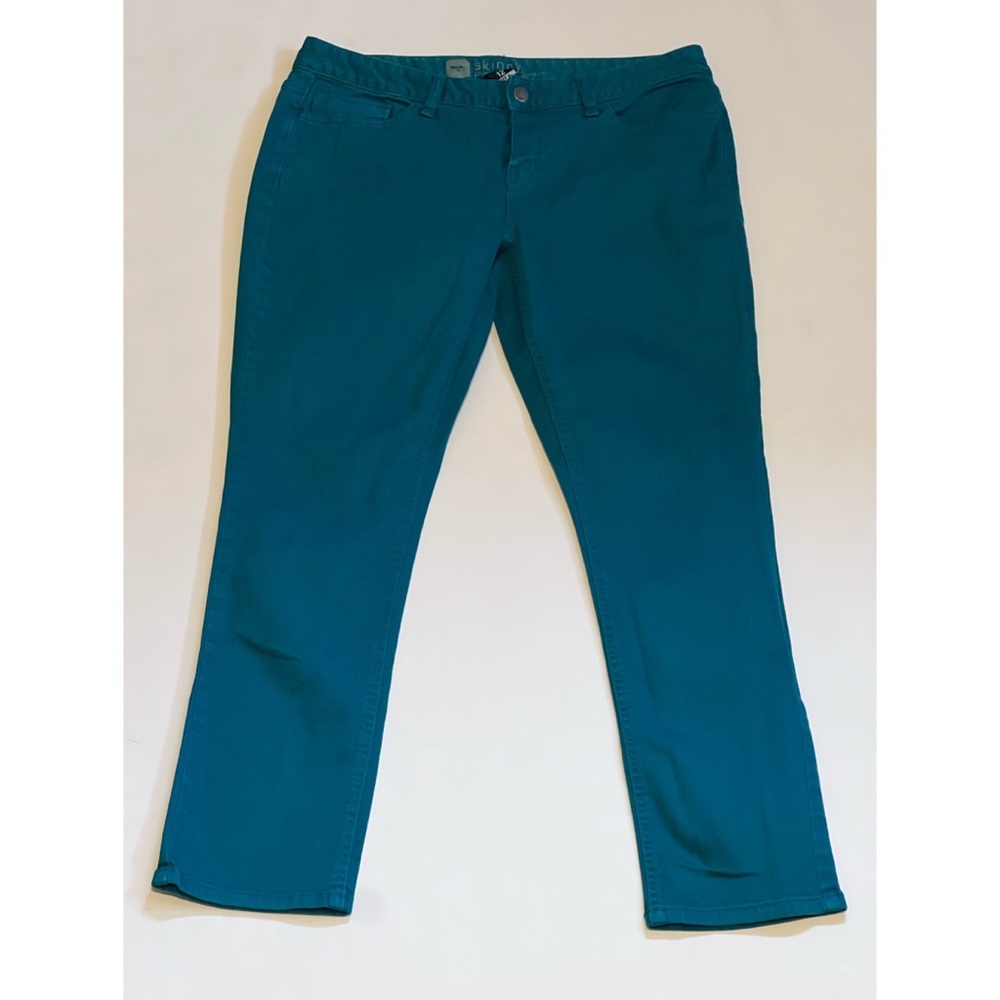Mossimo Teal Colored Skinny Jeans